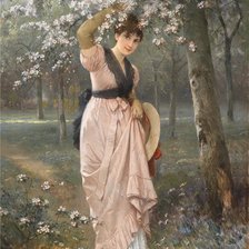 В цветущем саду. Бейшлаг Роберт Юлиус