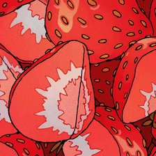 Схема вышивки «Клубника»