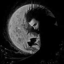 Схема вышивки «Вампир»