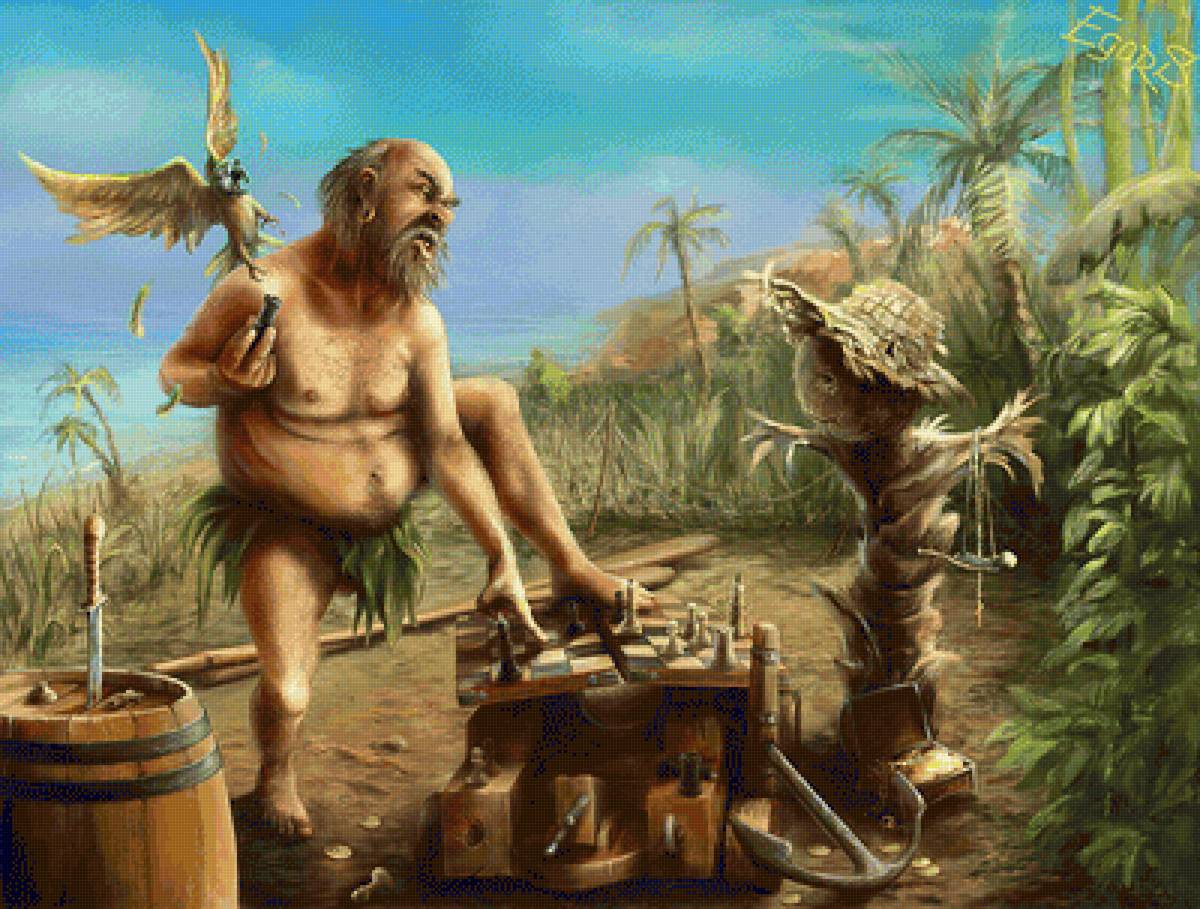 РОБИНЗОН - люди, картины - предпросмотр