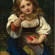 Эмиль Мунье. Девушка с вишней