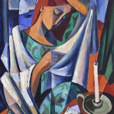 Схема вышивки «Hennie Niemann. Гадание»