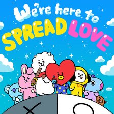 Схема вышивки «bt21»