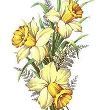 Схема вышивки «цветы»