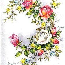 Схема вышивки «цветы»