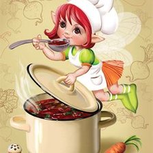 Схема вышивки «фея кухонная»