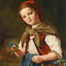 Схема вышивки «Красная шапочка. Louis Ammy Blanc»