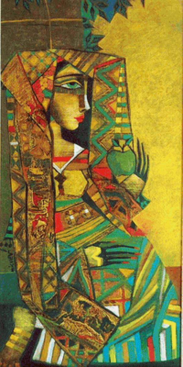 Девушка. Олег Живетин - девушка, живопись - предпросмотр