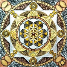 Схема вышивки «мандала - процветание и успех»