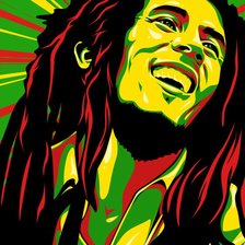 Схема вышивки «боб марли»