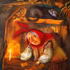 Схема вышивки «ага гадалка»