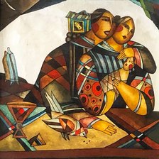 Схема вышивки «Семья»