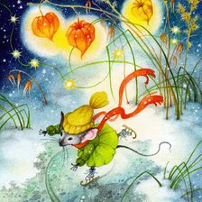 Схема вышивки «Катание на коньках»