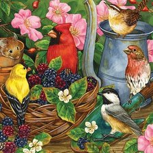 Схема вышивки «еживика»