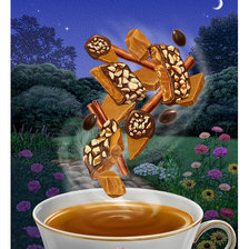 Схема вышивки «напиток»