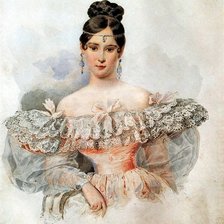 Карл Брюллов. Портрет Натальи Гончаровой