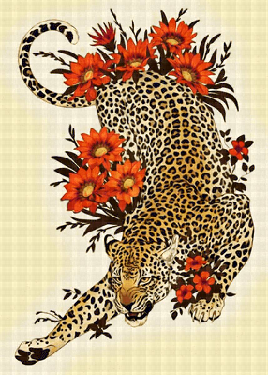 Серия "Фэнтези". Леопард - фэнтези, леопард - предпросмотр