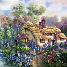 Схема вышивки «Casa de campo»