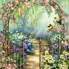 Схема вышивки «jardin 2»