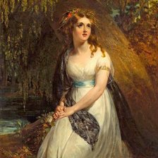 Схема вышивки «John Wood. Офелия»