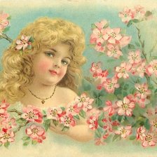 винтажный ангел