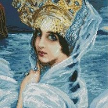 Схема вышивки «царевна-лебедь»