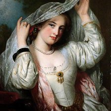 Схема вышивки «Чарльз Бакстер. Оливия»