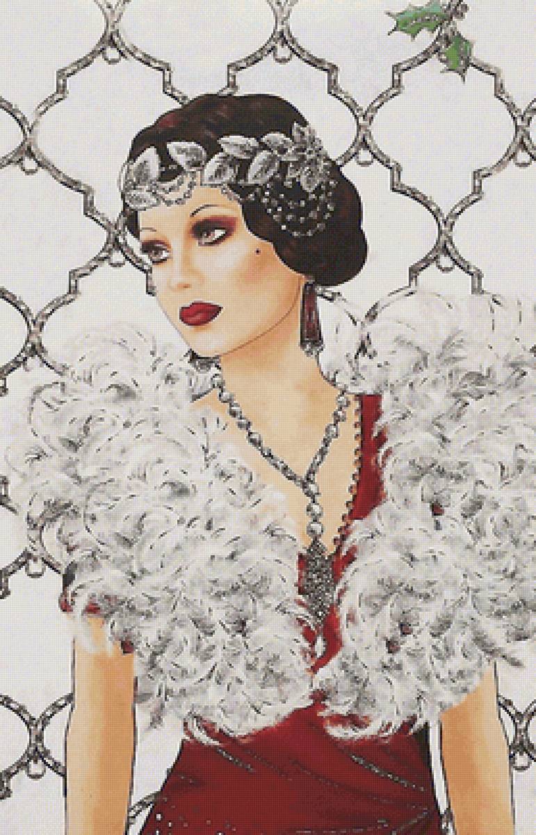 Рождественская открытка - claire coxon - предпросмотр