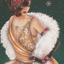 Схема вышивки «Шик-блеск»