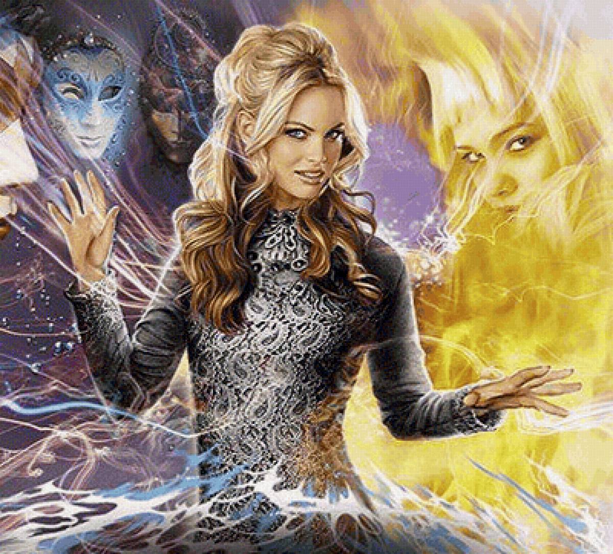 Книга - иллюстрация, сказка, фэнтези - предпросмотр