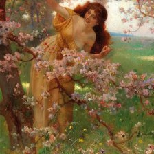 Схема вышивки «Wilhelm Menzler Casel. Весна»