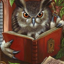 Схема вышивки «сова»