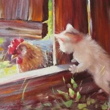 Схема вышивки «А ты кто?»