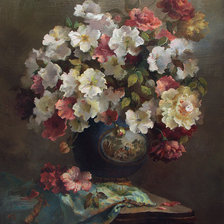 Схема вышивки «цветы»