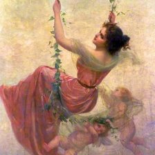 Качели. Edouard Bisson