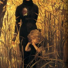 Схема вышивки «Поздняя осень. Джеймс Тиссо»