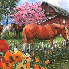 Схема вышивки «разговор»