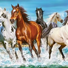 Схема вышивки «великолепная пятёрка»