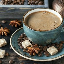 Схема вышивки «Кофе для тебя»