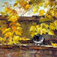 Схема вышивки «В любую погоду сижу где хочу»