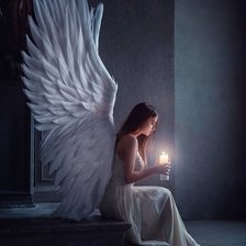 Схема вышивки «Ангел»