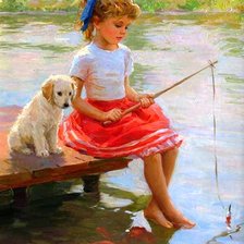 Схема вышивки «когда я была девочкой»