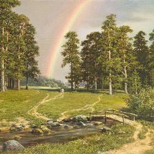 Схема вышивки «пейзаж»