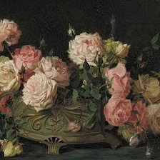 Схема вышивки «розы»