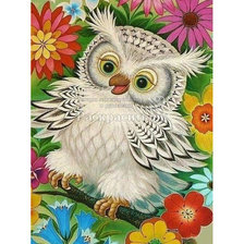 Схема вышивки «совенок»