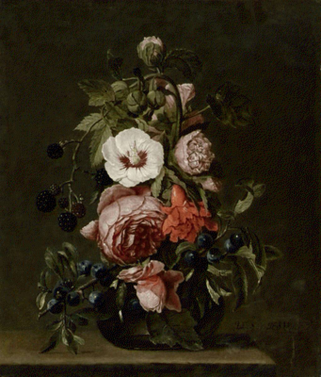 букет - картина, цветы - предпросмотр