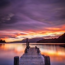 Схема вышивки «Закат»