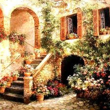 Схема вышивки «ХУДОЖНИК GUY GANTNER CHOI.тоскана»