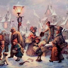 Схема вышивки «dia de invierno»