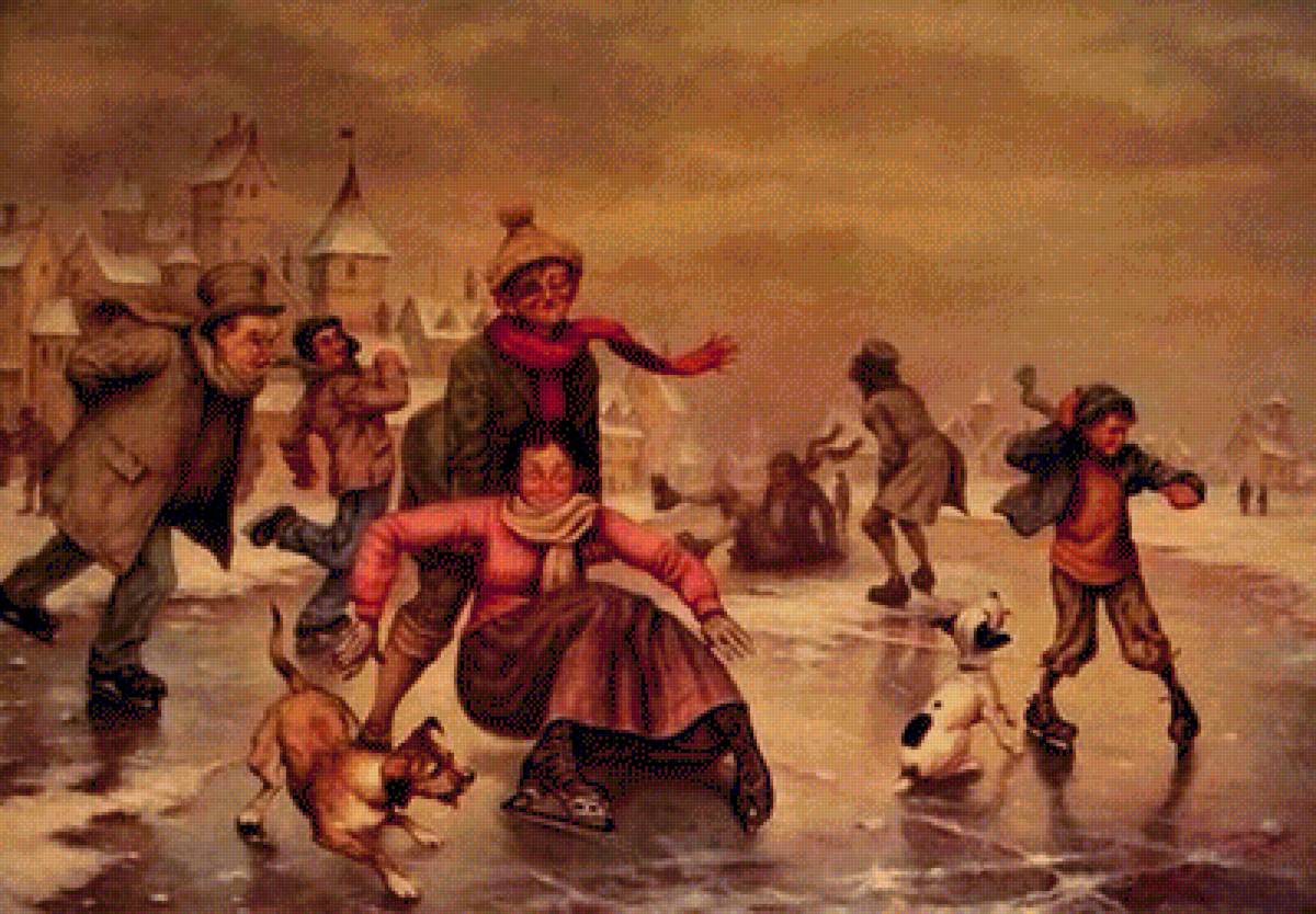 patinando en el hielo - grupos - предпросмотр